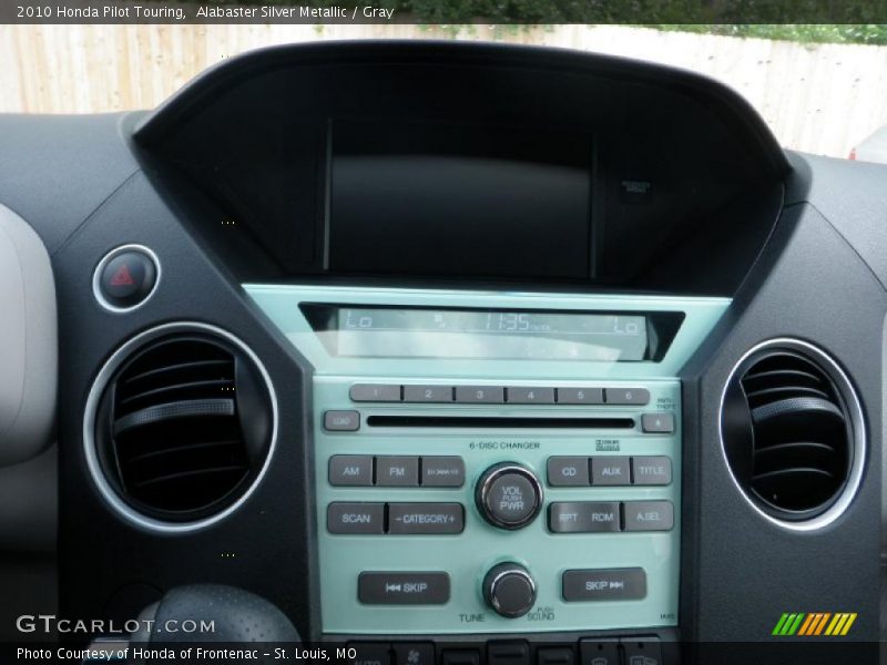 Alabaster Silver Metallic / Gray 2010 Honda Pilot Touring