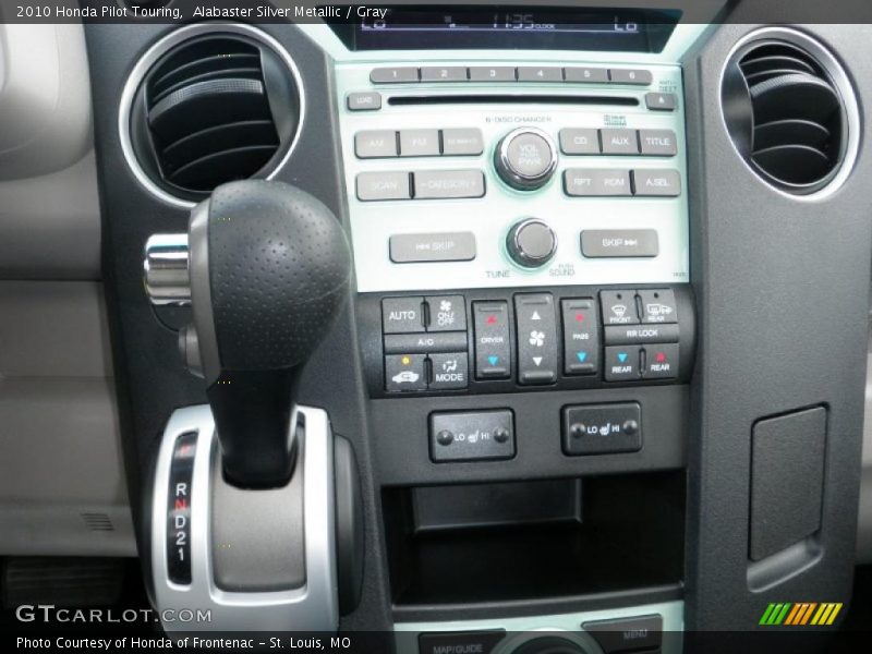 Alabaster Silver Metallic / Gray 2010 Honda Pilot Touring