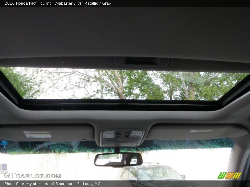 Alabaster Silver Metallic / Gray 2010 Honda Pilot Touring