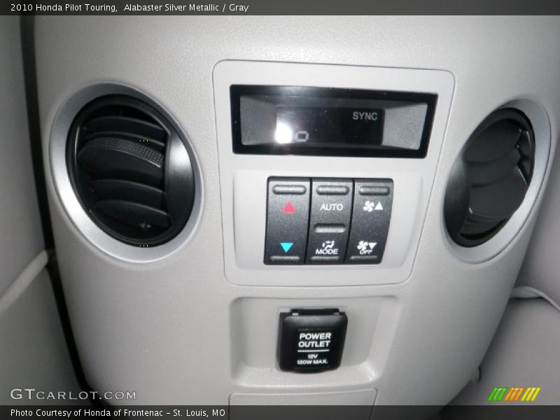 Alabaster Silver Metallic / Gray 2010 Honda Pilot Touring