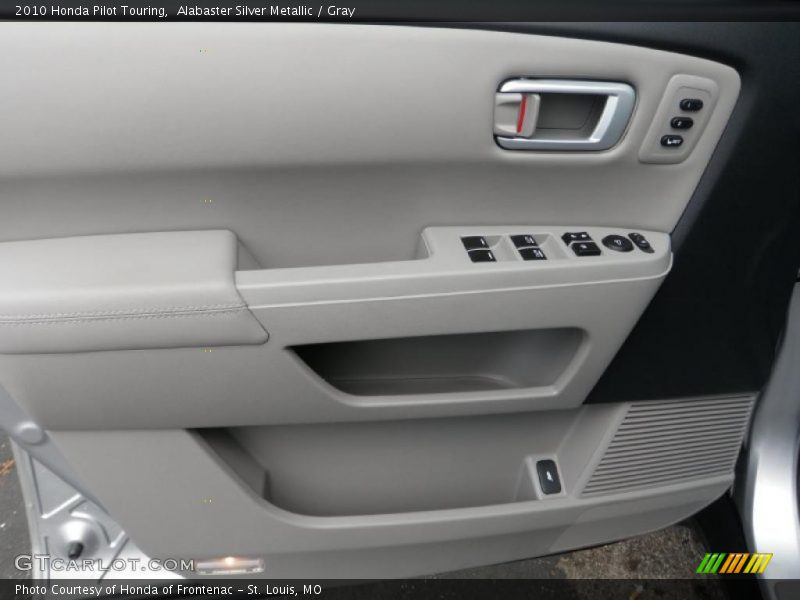 Alabaster Silver Metallic / Gray 2010 Honda Pilot Touring