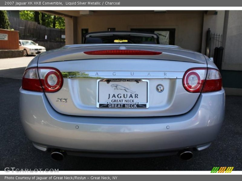 Liquid Silver Metallic / Charcoal 2007 Jaguar XK XK8 Convertible