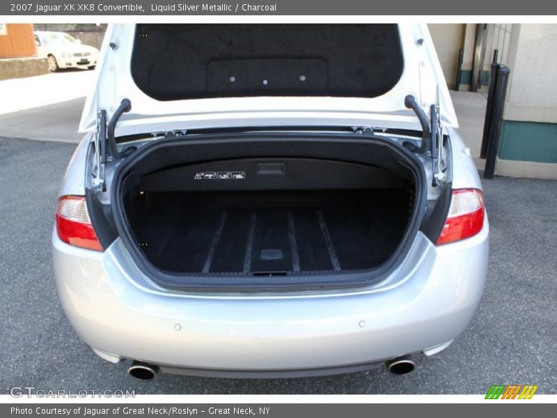 Liquid Silver Metallic / Charcoal 2007 Jaguar XK XK8 Convertible