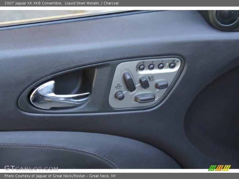 Liquid Silver Metallic / Charcoal 2007 Jaguar XK XK8 Convertible