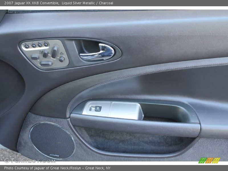 Liquid Silver Metallic / Charcoal 2007 Jaguar XK XK8 Convertible