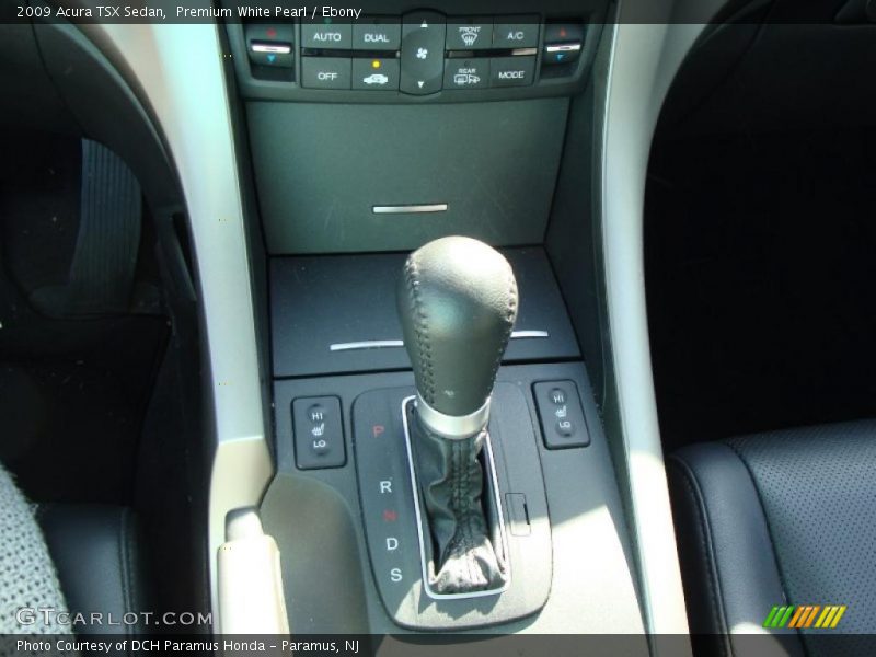 Premium White Pearl / Ebony 2009 Acura TSX Sedan