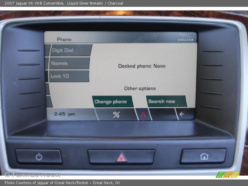Liquid Silver Metallic / Charcoal 2007 Jaguar XK XK8 Convertible
