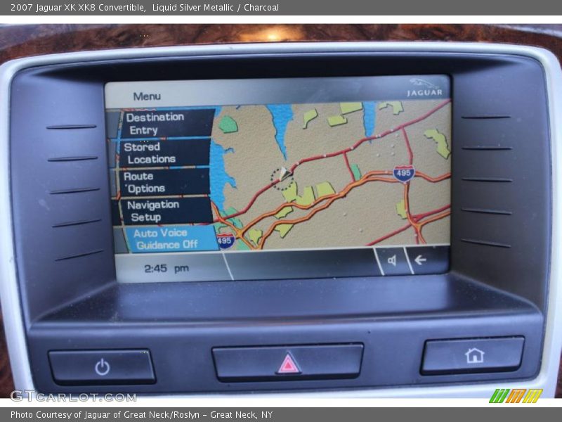 Liquid Silver Metallic / Charcoal 2007 Jaguar XK XK8 Convertible