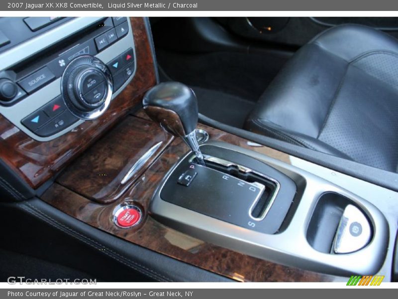 Liquid Silver Metallic / Charcoal 2007 Jaguar XK XK8 Convertible