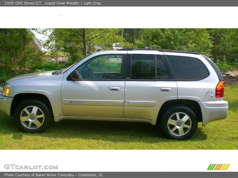 Liquid Silver Metallic / Light Gray 2005 GMC Envoy SLT