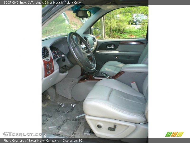 Liquid Silver Metallic / Light Gray 2005 GMC Envoy SLT