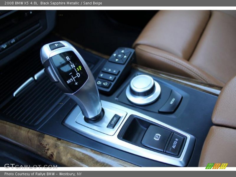Black Sapphire Metallic / Sand Beige 2008 BMW X5 4.8i