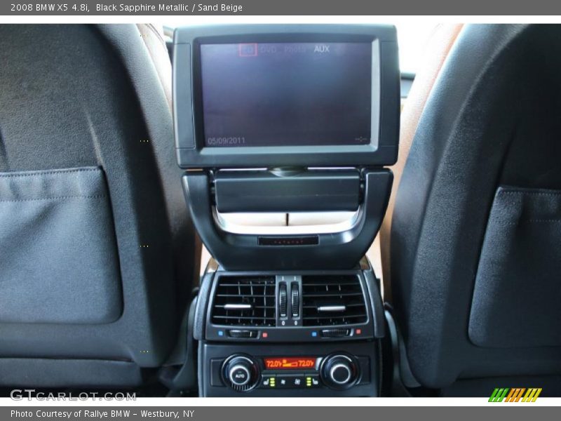 Black Sapphire Metallic / Sand Beige 2008 BMW X5 4.8i