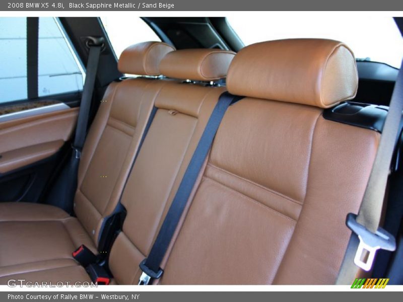 Black Sapphire Metallic / Sand Beige 2008 BMW X5 4.8i