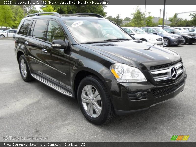 Verde Brook Metallic / Macadamia 2008 Mercedes-Benz GL 450 4Matic