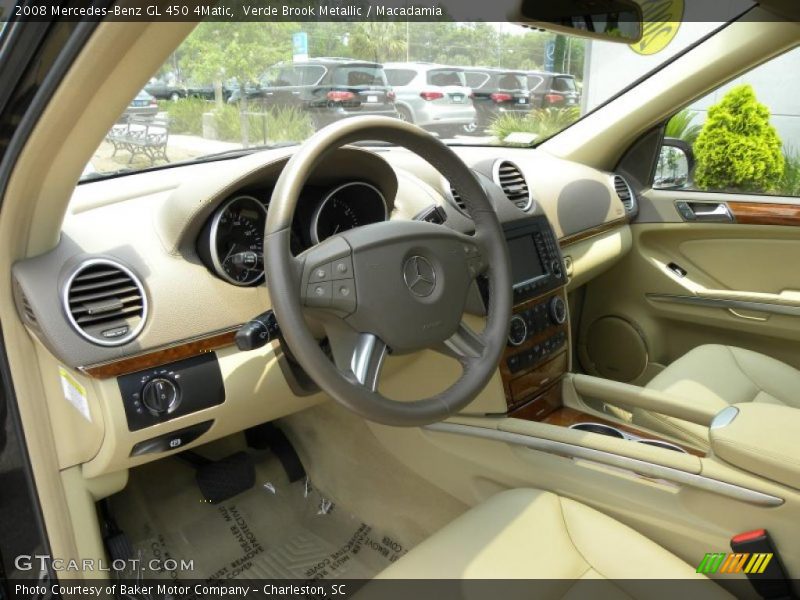 Verde Brook Metallic / Macadamia 2008 Mercedes-Benz GL 450 4Matic