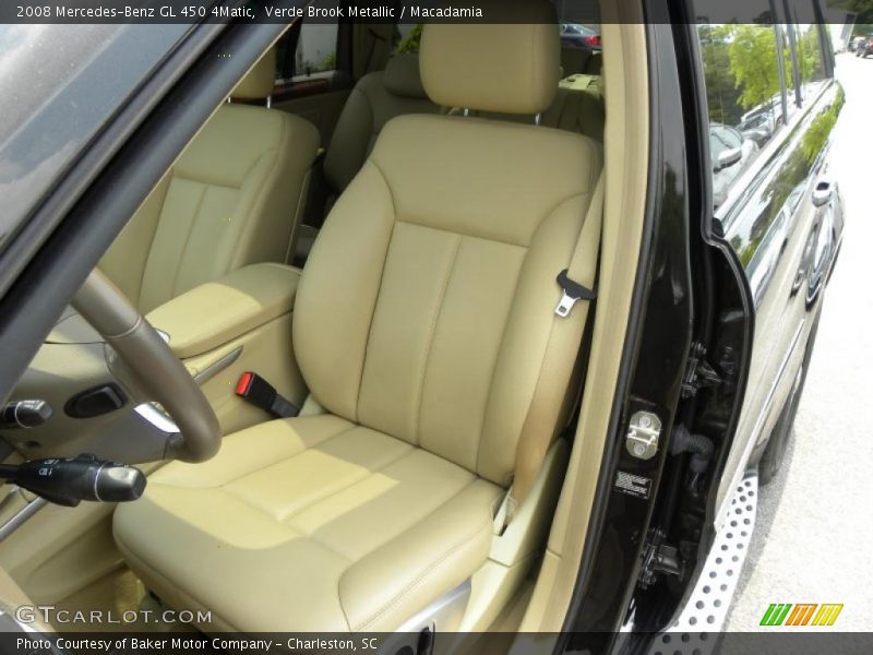 Verde Brook Metallic / Macadamia 2008 Mercedes-Benz GL 450 4Matic