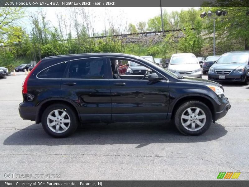 Nighthawk Black Pearl / Black 2008 Honda CR-V EX-L 4WD