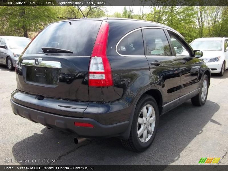 Nighthawk Black Pearl / Black 2008 Honda CR-V EX-L 4WD
