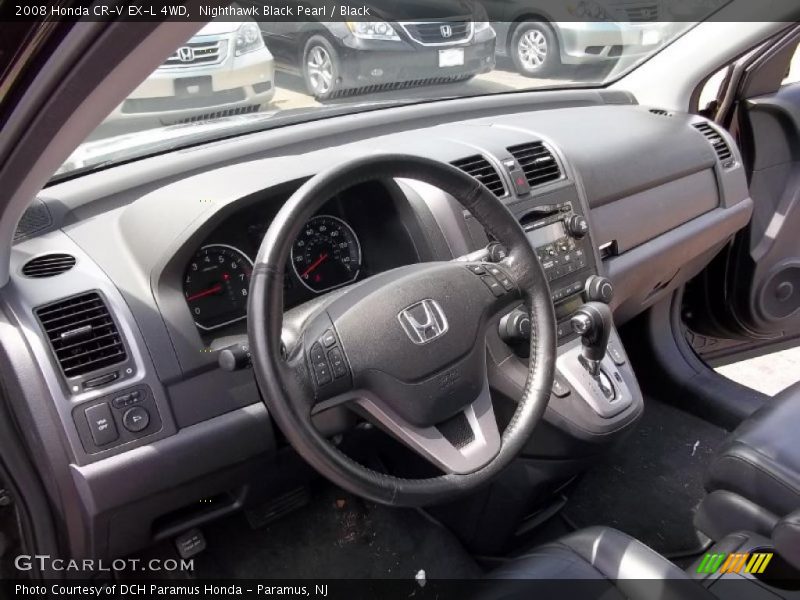 Nighthawk Black Pearl / Black 2008 Honda CR-V EX-L 4WD