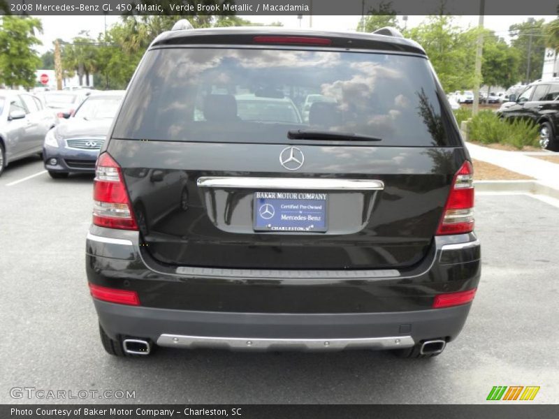 Verde Brook Metallic / Macadamia 2008 Mercedes-Benz GL 450 4Matic
