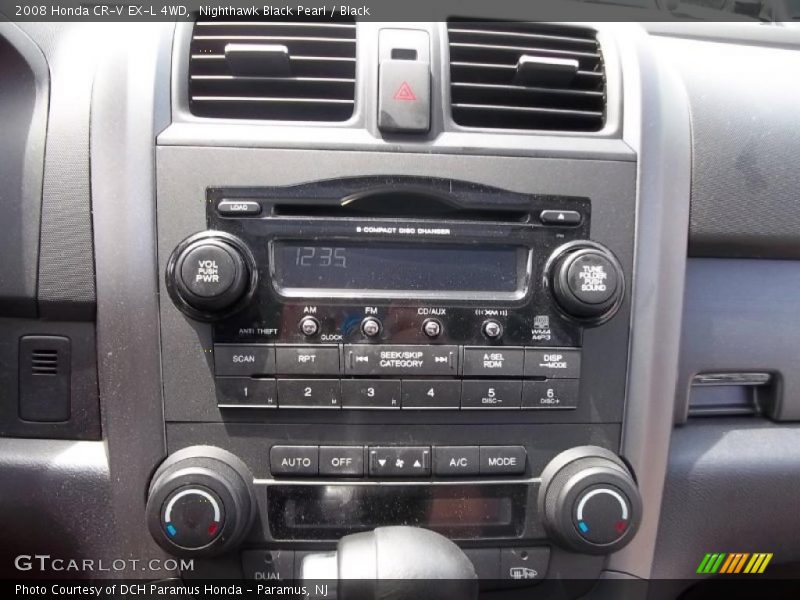 Nighthawk Black Pearl / Black 2008 Honda CR-V EX-L 4WD
