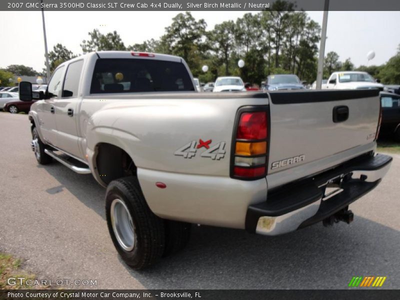 Silver Birch Metallic / Neutral 2007 GMC Sierra 3500HD Classic SLT Crew Cab 4x4 Dually