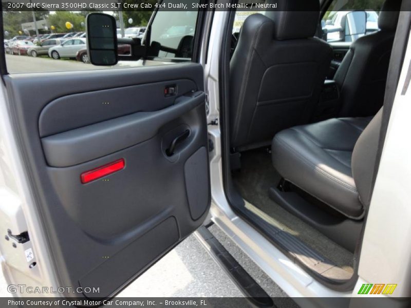 Silver Birch Metallic / Neutral 2007 GMC Sierra 3500HD Classic SLT Crew Cab 4x4 Dually