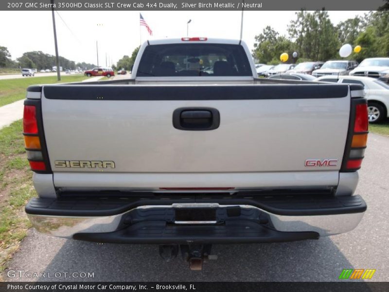 Silver Birch Metallic / Neutral 2007 GMC Sierra 3500HD Classic SLT Crew Cab 4x4 Dually
