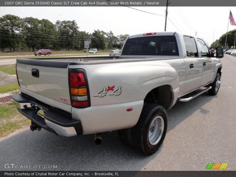 Silver Birch Metallic / Neutral 2007 GMC Sierra 3500HD Classic SLT Crew Cab 4x4 Dually