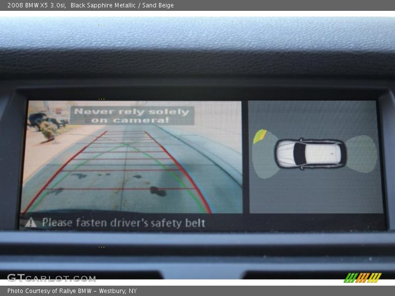 Black Sapphire Metallic / Sand Beige 2008 BMW X5 3.0si