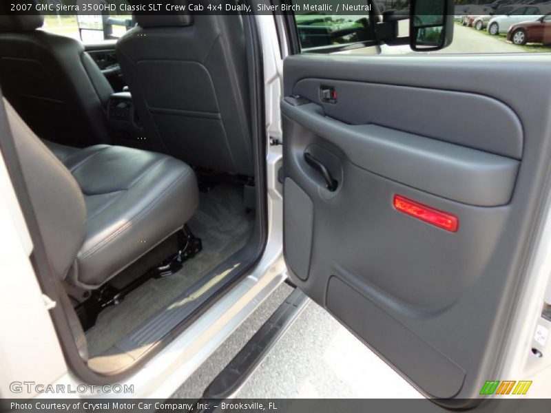 Silver Birch Metallic / Neutral 2007 GMC Sierra 3500HD Classic SLT Crew Cab 4x4 Dually