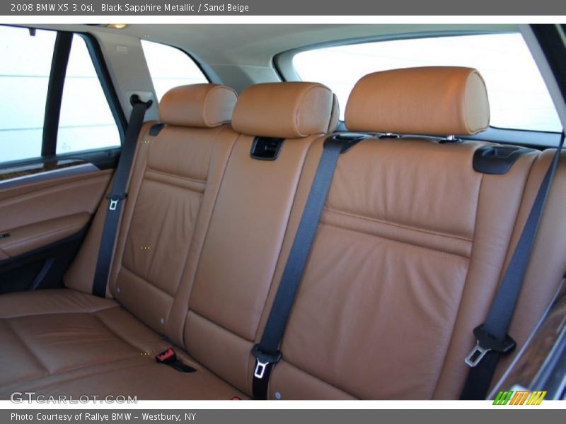 Black Sapphire Metallic / Sand Beige 2008 BMW X5 3.0si