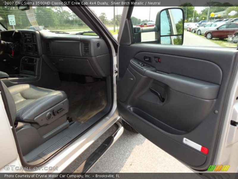 Silver Birch Metallic / Neutral 2007 GMC Sierra 3500HD Classic SLT Crew Cab 4x4 Dually