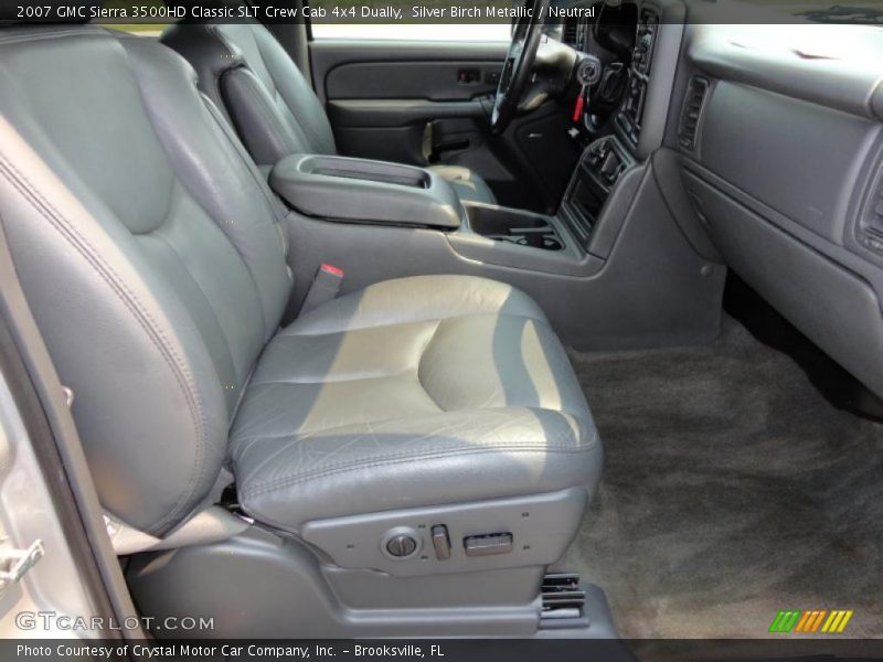 Silver Birch Metallic / Neutral 2007 GMC Sierra 3500HD Classic SLT Crew Cab 4x4 Dually