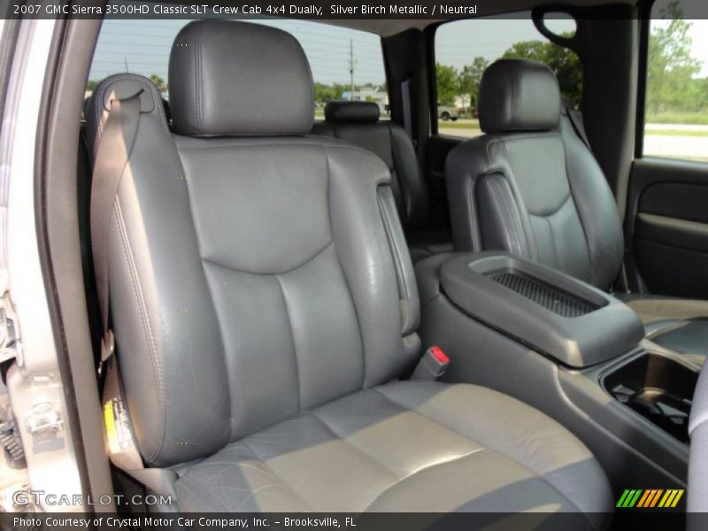 Silver Birch Metallic / Neutral 2007 GMC Sierra 3500HD Classic SLT Crew Cab 4x4 Dually