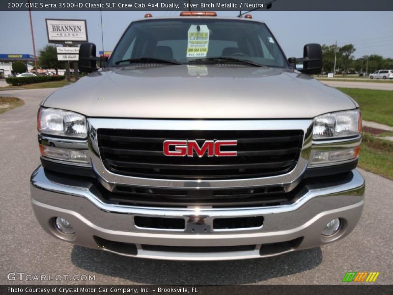 Silver Birch Metallic / Neutral 2007 GMC Sierra 3500HD Classic SLT Crew Cab 4x4 Dually