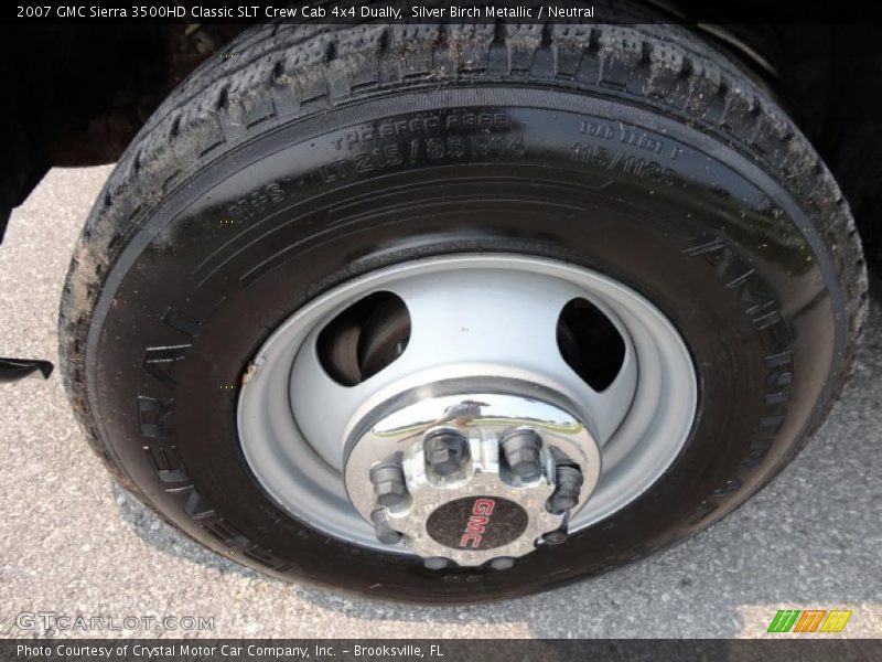 Silver Birch Metallic / Neutral 2007 GMC Sierra 3500HD Classic SLT Crew Cab 4x4 Dually