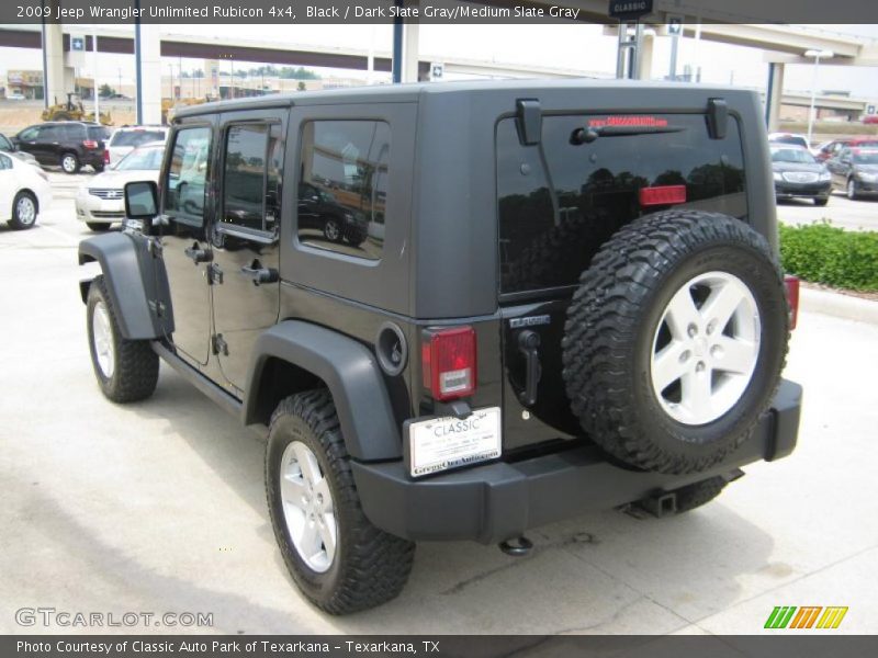 Black / Dark Slate Gray/Medium Slate Gray 2009 Jeep Wrangler Unlimited Rubicon 4x4