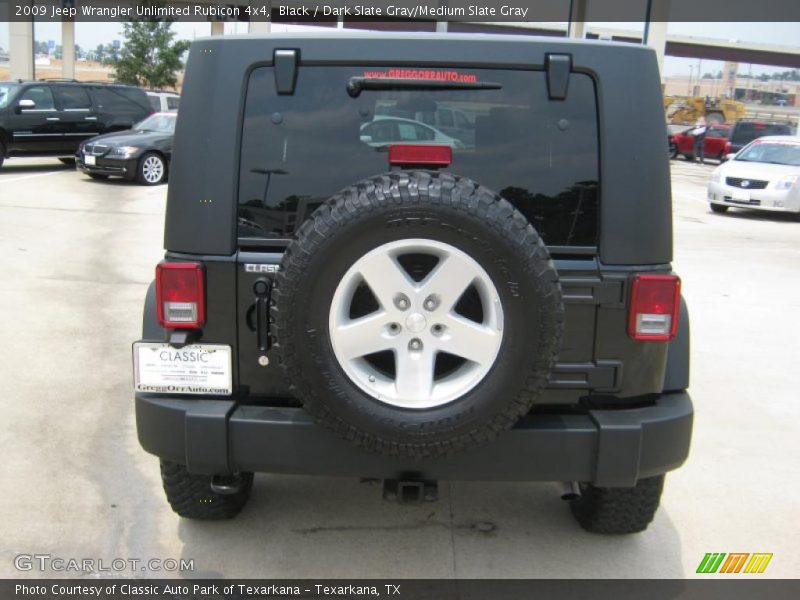 Black / Dark Slate Gray/Medium Slate Gray 2009 Jeep Wrangler Unlimited Rubicon 4x4