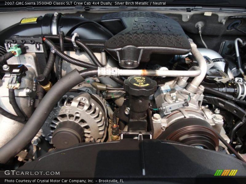 Silver Birch Metallic / Neutral 2007 GMC Sierra 3500HD Classic SLT Crew Cab 4x4 Dually