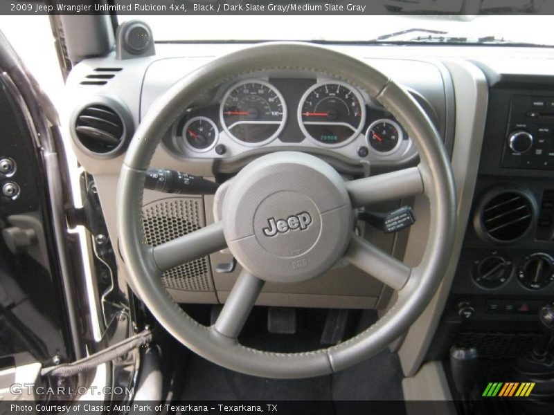 Black / Dark Slate Gray/Medium Slate Gray 2009 Jeep Wrangler Unlimited Rubicon 4x4