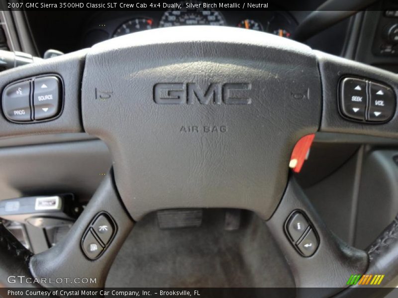 Silver Birch Metallic / Neutral 2007 GMC Sierra 3500HD Classic SLT Crew Cab 4x4 Dually