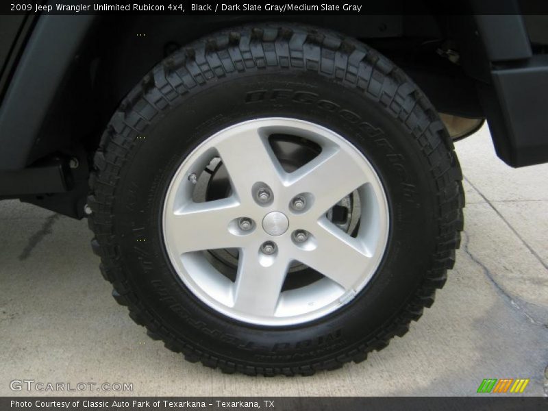 Black / Dark Slate Gray/Medium Slate Gray 2009 Jeep Wrangler Unlimited Rubicon 4x4