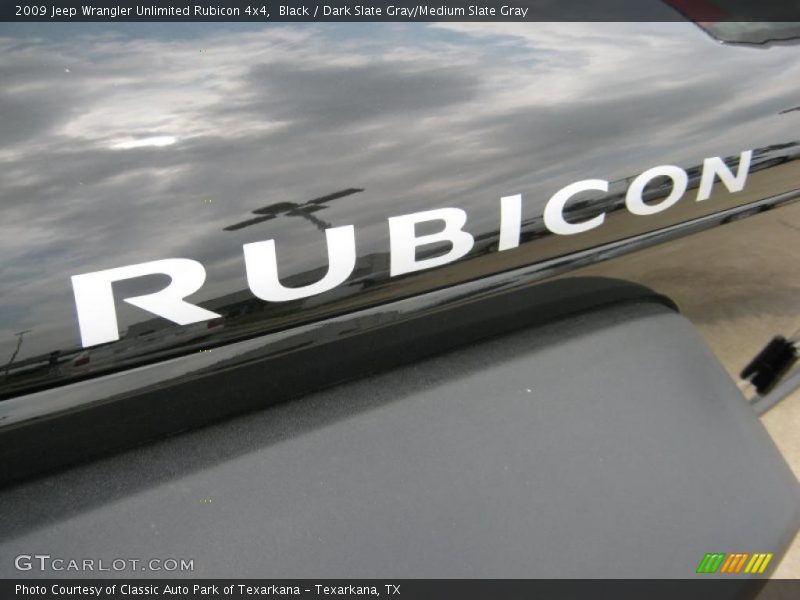 Black / Dark Slate Gray/Medium Slate Gray 2009 Jeep Wrangler Unlimited Rubicon 4x4