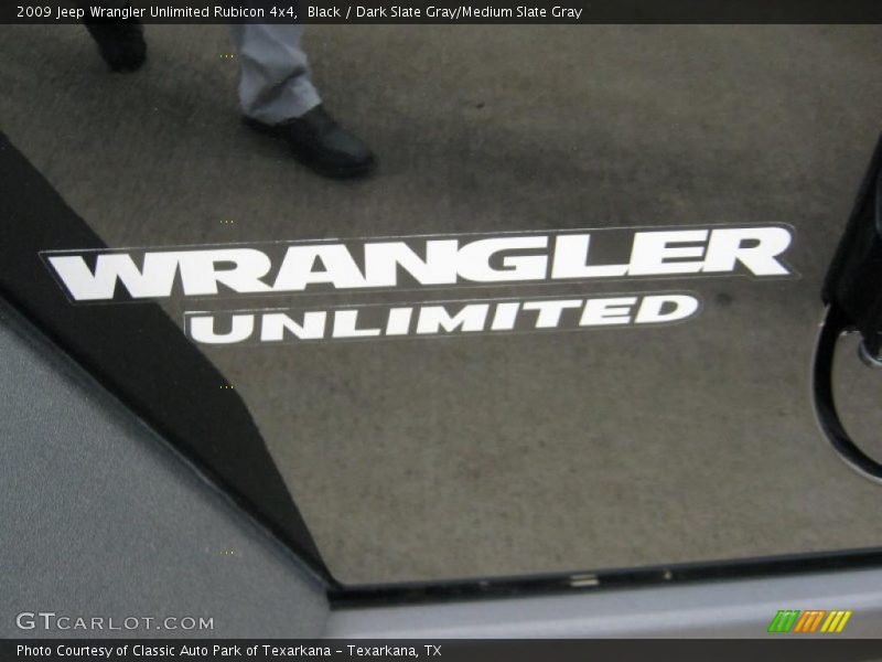 Black / Dark Slate Gray/Medium Slate Gray 2009 Jeep Wrangler Unlimited Rubicon 4x4