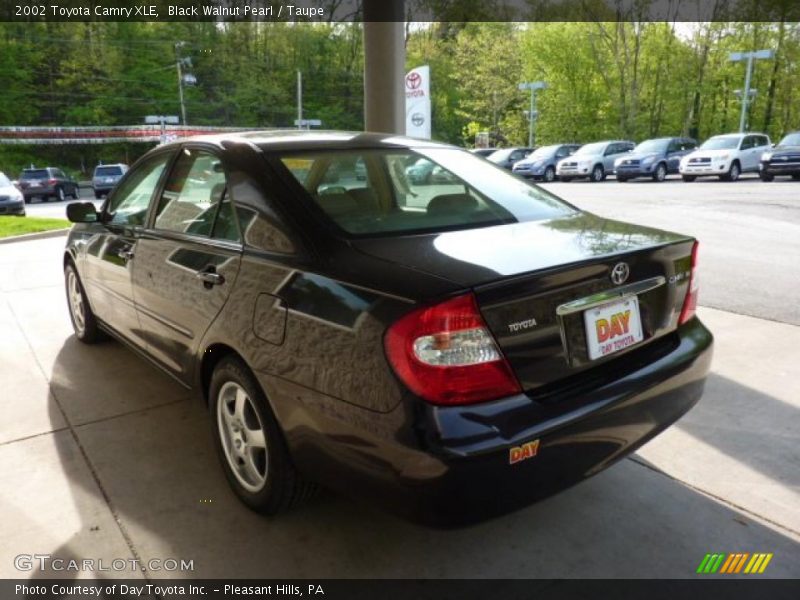 Black Walnut Pearl / Taupe 2002 Toyota Camry XLE