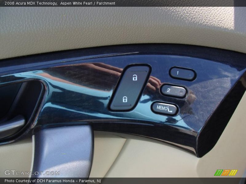 Aspen White Pearl / Parchment 2008 Acura MDX Technology