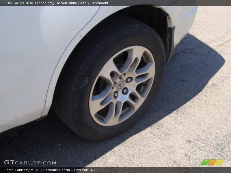 Aspen White Pearl / Parchment 2008 Acura MDX Technology