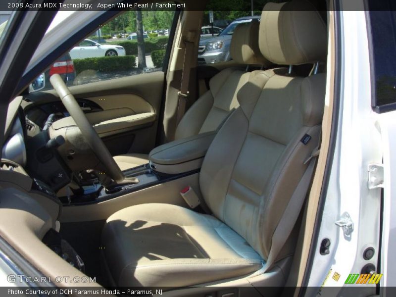 Aspen White Pearl / Parchment 2008 Acura MDX Technology